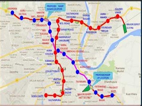 thane metro bridge map